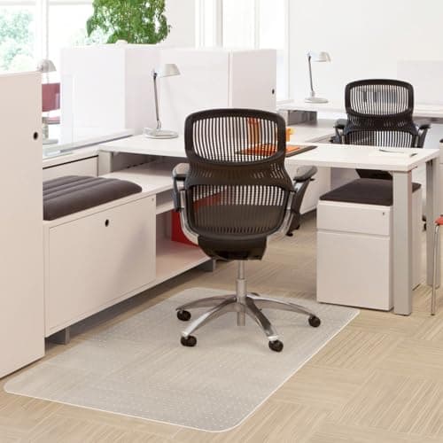 Office Chair Mat for Carpet Floor, Heavy Duty Desk Chair Mat for Low/No Pile Carpeted Floors, Anti Slip Carpets Protector for Home Office (48" x 30")