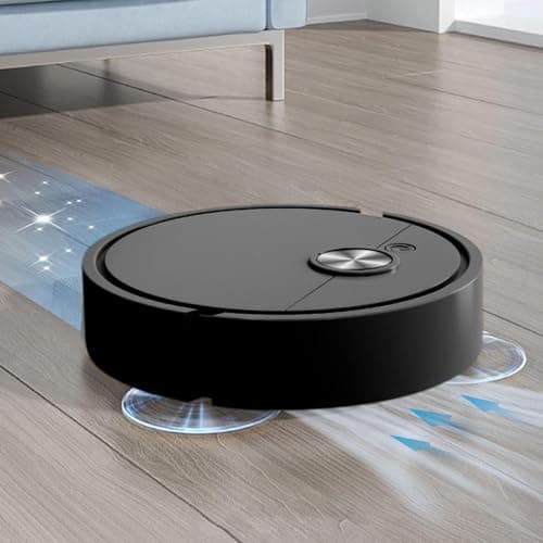 3-in-1 Self-Emptying Robot Vacuum and Mop, Auto Mop & Vacuum for Hardwood Floors & Carpets, Handles Pet Hair
