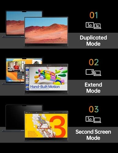 VILVA Portable-Monitor-for-Laptop - 15.6'' 1080P FHD IPS Display USB-C HDMI Portable Monitor for Laptop with Cover and Speakers External Monitor for Laptop/PC/Mac/Phone/Xbox Switch/PS4/