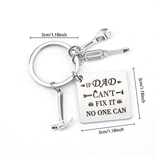 Dad Gifts Father's Day Father Day Christmas Valentines Birthday Thank You Gifts from Daughter Wife Son Kids Romantic Presents Fathers Day Keychain Gift Ideas