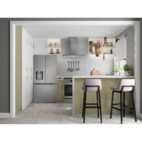 LG LF25H6330S 24.5 cu ft French Door Refrigerator – External Water & Ice Dispenser, White