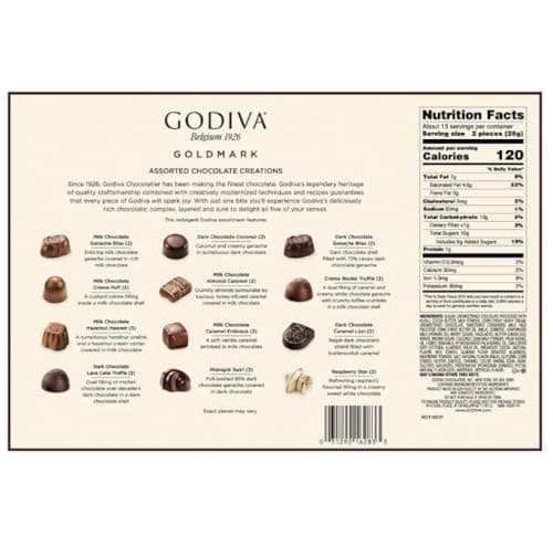 Godiva Premium Assorted Chocolates, 27-count B0FR9VHK44