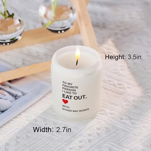 Funny Girlfriend Wife Gift, Gift for Her, Birthday Valentines Day Christmas Anniversary Present from Him, Boyfriend, Husband- 9oz Lavender Scented Candles B0F93WFHDN