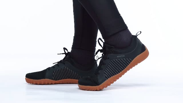 WHITIN Men's Barefoot Trail-Running Shoes | Wide Toe-Box | Zero-Drop Sole | Optimal Traction