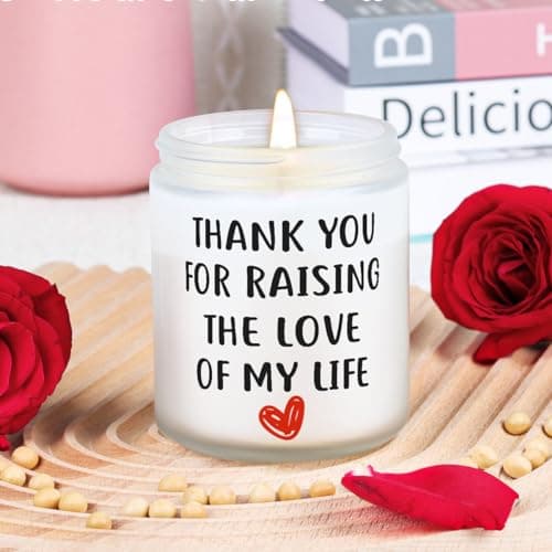 Best Christmas Gifts for Mother in Law Gifts from Daughter Son in Laws - Birthday Gift for Boyfriends Mom, Future Mother in Law Gift Wedding, Lavender and Eucalyptus Scented Candle