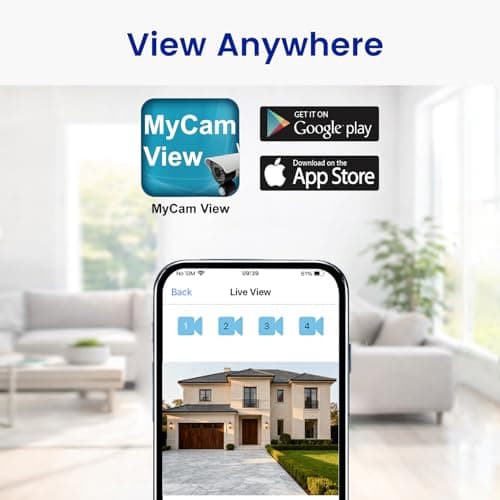 CasaCam Wireless Security Camera System | 7" Touchscreen Monitor and 2 720p Cameras | AC Powered, No Monthly Fees, Two-Way Audio, Free APP, Micro SD Card and Battery Installed, GuardianCam Air VS802