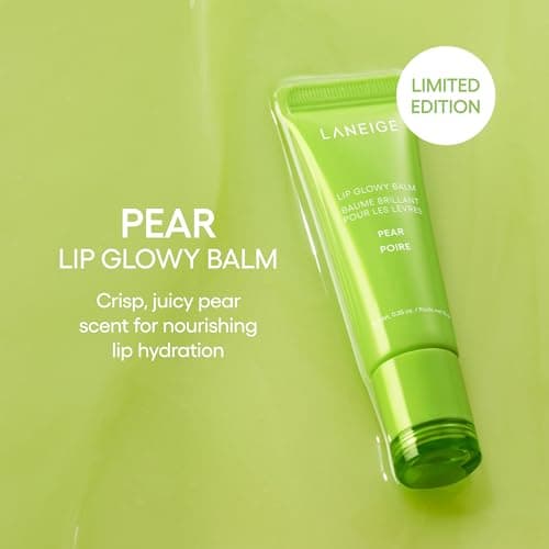 With Shea & Murumuru Butters for Hydrating, Moisturizing, Glossy, Non-Sticky Shine LANEIGE Lip Glowy Balm | Sheer Tinted Lip Treatment Balm Tube B0GPB2FY5H