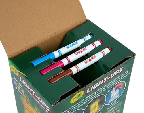 Crayola Light Ups Reindeer, Recolorable Light Up Toy for Kids, Reindeer Decor, Glow in the Dark, Holiday Gift for Kids, Ages 4+ B0DSQN9BBJ