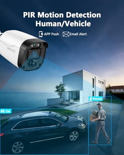 Outdoor Wired Security Camera System Home Video Surveillance Cameras Systems