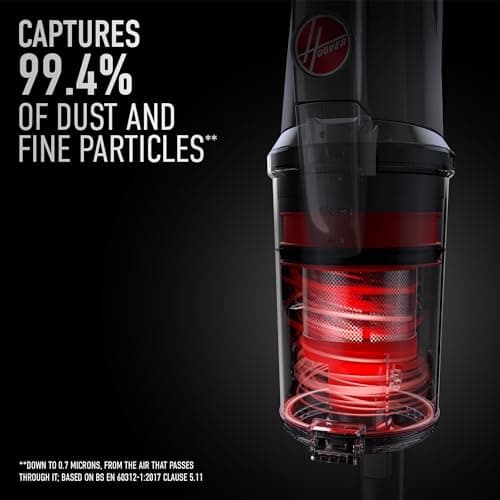 Hoover ONEPWR WindTunnel Emerge Cordless Stick Vacuum Cleaner, Lightweight Stick Vac, Powerful and Quiet Cleaning, Self Standing, No Wall Mount Required, Cordless Vacuum Cleaners for Home Use