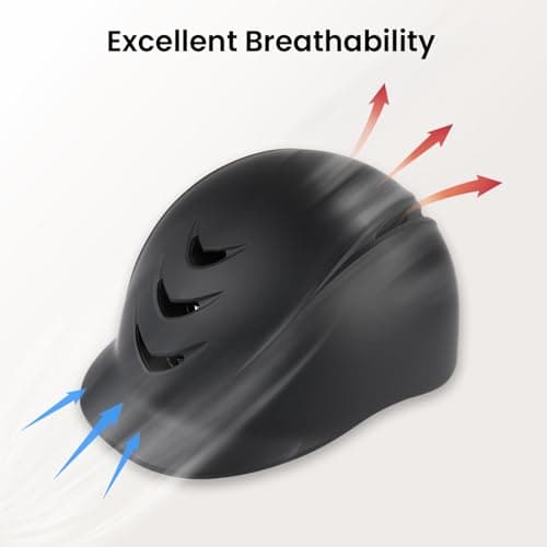 Horse Riding Helmet for Adult：Adjustable Equestrian Helmet with Ventilation for Men & Women - Lightweight Safety Headgear for Outdoor Riding (Fits 22"-24" / 56-61cm)