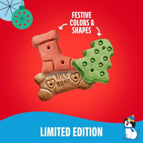 Milk-Bone Holiday Dog Biscuits, 24 oz Collectible Holiday Tin B08WHBRJ9B