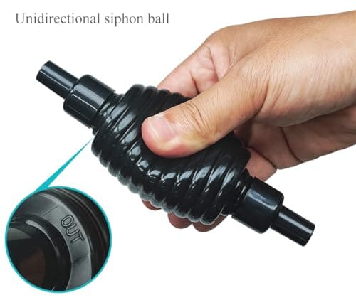 5ft Aquarium Siphon Vacuum Cleaner for Fish Tank Cleaning Gravel & Sand