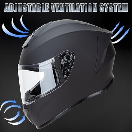 Cartman DOT Approved Motorcycle Helmet - Full Face Helmet