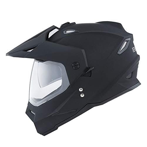 1Storm Dual Sport Motorcycle Motocross Off Road Full Face Helmet Dual Visor: HF802