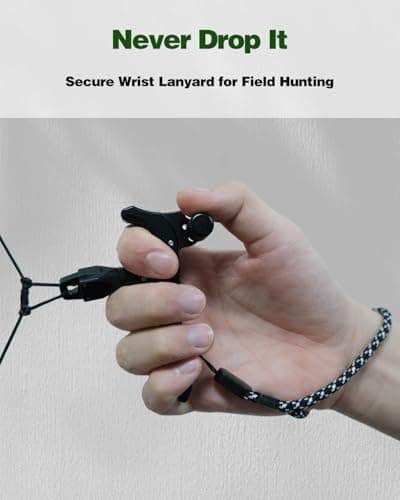 NOVASPARK 360° Rotating Archery Thumb Release for Compound Bow - Adjustable Trigger Sensitivity, Target Panic Aid Kit with Crisp Break & Setup Tools for Target & Hunting