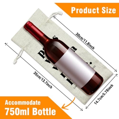 DOI-LANEE Housewarming Wine Bag for Homeowner, New Home Gifts Bag for Women, Welcome To The Neighborhood Gift for Neighbor, Homeowner Realtor Gifts, Pairs Well with A New Home