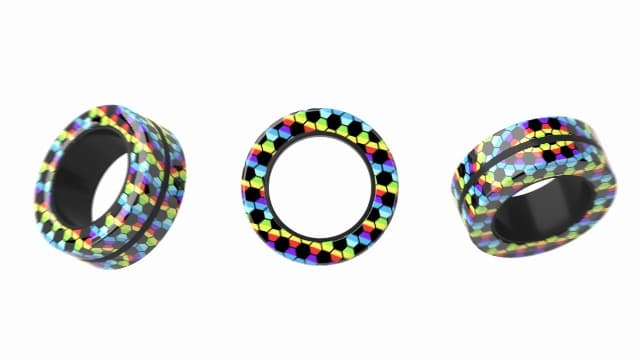 Magnetic Rings Fidget Toy Set, Idea ADHD Fidget Toys, Adult Fidget Magnets Spinner Rings for Anxiety Relief Therapy, Fidget Pack Great Gift for Adults Teens Kids Easter Basket Stuffers (3PCS) B09995133G