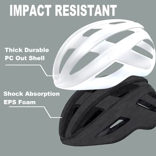 Bike Helmet for Adults-Removable Liners & Size Adjustable- Road Bicycle Helmets in Mountain, for Youth & Adult Men and Female