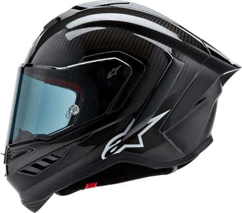 Alpinestars Supertech R10 Solid Helmet, Carbon Shell, CE-Certified, Advanced Ventilation & Fit