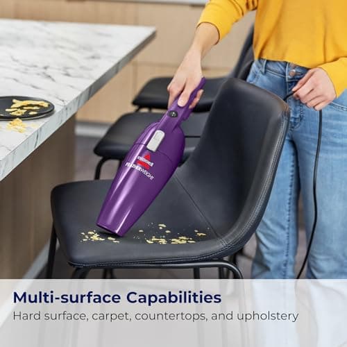 Bissell 20334 Featherweight Stick Vacuum Lightweight Bagless Vacuum, Purple