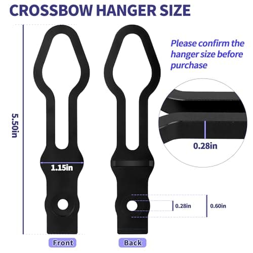 Saddle Quiver Holder Crossbow Hanger, Tree Hooker Compatible with All Ravin Crossbows Models(Except R18), Crossbow Holder for Tree Stand Fit for Ravin Accessories, Hunting Crossbow Accessories