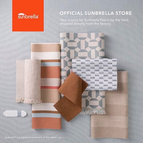 Sunbrella Outdoor Fabric by The Yard | Canvas Taupe | Official Sunbrella Seller | Indoor or Outdoor Upholstery Fabric for Chairs, Cushions, Drapery, Pillows, Furniture
