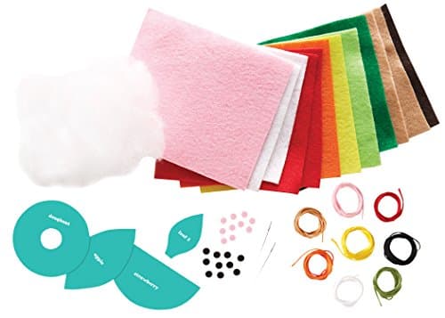 Klutz Sew Mini Treats Craft Kit, 8" Length x 1.5" Width x 9" Height