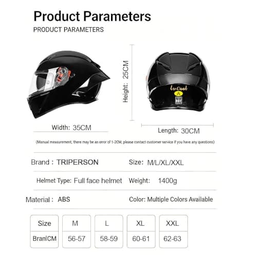 Full Face Motorcycle Helmet, DOT Approved, ABS Shell, Graffiti & Handprint Art Graphic Design, for Men Women and Youth
