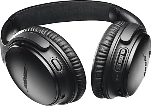 Bose QuietComfort 35 (Series II) Wireless Headphones, Noise Cancelling - Black (Renewed)