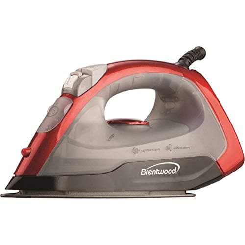 Brentwood MPI-54 Steam Iron NIL, Red