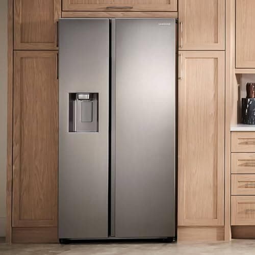 Samsung 27.4 cu. ft. Large Capacity Side-By-Side Refrigerator, Stainless Steel, RS27T5200SR/AA