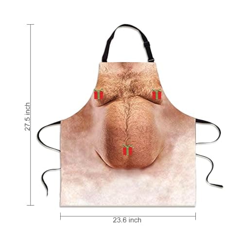 White Elephant Gifts for Adults,Funny Gifts Apron Belly Christmas Stocking Stuffers Gag Gifts for Dad Him Men Adults