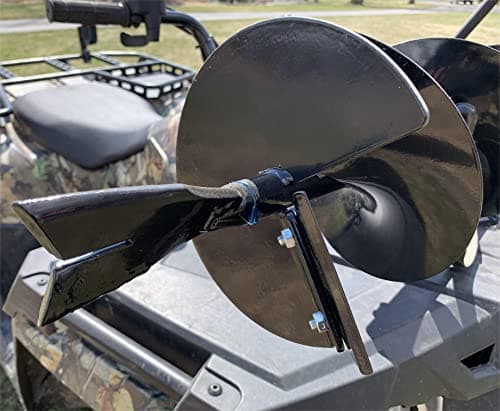 GardenTrax Earth Auger Combo 43cc 2cycle Powerhead with 8 Inch Auger Drill Bit EPA Compliant Post Hole Digger