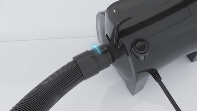 Electric Air Pump Portable 460W Quick-Fill Air Pump Air Flow 45CFM 2.1PSI with Hose 5 Nozzles 120V AC Inflator Deflator Pump for Air Mattress Air Bed Inflatable Cushion Boat Swimming Ring