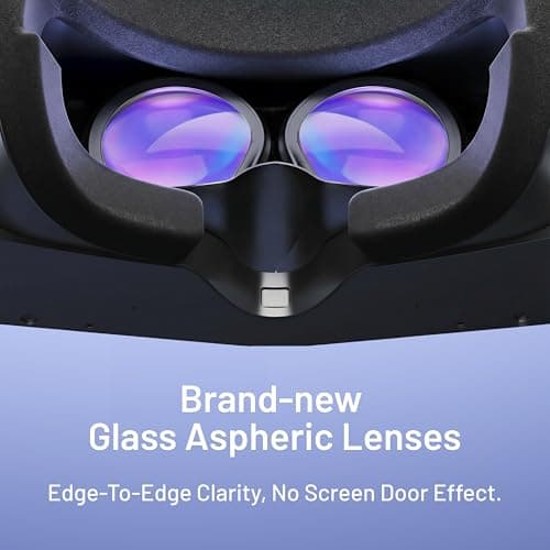 Pimax Crystal Light VR Headset for PC,2880x2880 per Eye,8K QLED Display with Local-Dimming,Inside-Out Tracking,PC VR Headset for Flight Sims,iRacing & Gaming (Full Payment Version)