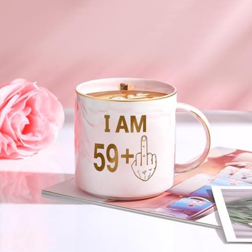 60th Birthday Gifts for Women Funny 60 Year Old Birthday Gifts for Women Turning 60 Gift for Woman 60th Bday Decorations for Woman Mom Her - Coffee Mug Card Makeup Bag Toilet Paper