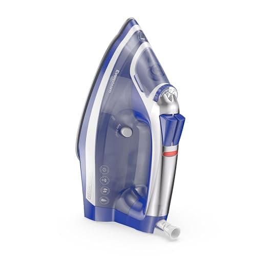 BLACK+DECKER One Step Steam Iron, EvenSteam Soleplate & Smart Steam Control with Easy-Fill Water Tank and 3-way Automatic Shutoff