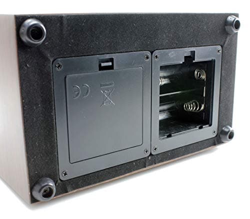 Heiden Double Watch Winder in Walnut - Automatic Watch Window for 2 Watches - Japanese Motor - Zero Magenetization - Use Batteries or Adapter Dual Watch Winder for Automatic Watches for Rolex