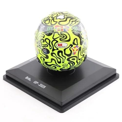 HTLNUZD 2025 1/5 Mcl39#4 Mini Helmet for BritainGP F1 Norris Champion Racing Helmet Model Ornament Customized Gift for Adults