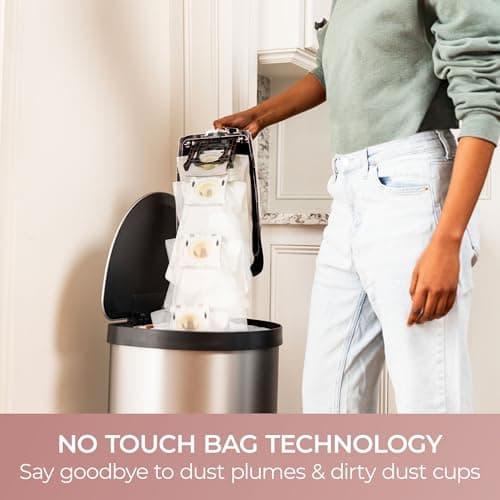 Kenmore BU4050 Intuition Bagged Upright Vacuum, liftup Cleaner with Hair Eliminator brushroll, pet Handi-Mate for Carpet, Hard Floor, Rose Gold