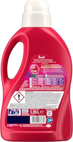 Perwoll Color Detergent (1 x 27 Wash Loads) Mild Liquid Detergent | Gently Cleans and Renews Colors and Fibers | For all Colored Textiles | Color Detergent with Triple-Renew Technology