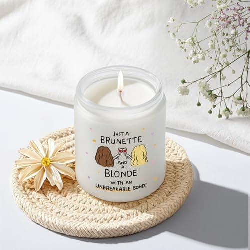 Lacrima Birthday Gifts for Women Best Friend Friendship, Lavender Candle B0FQW36GDM
