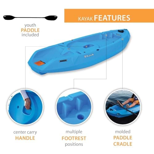 Lifetime Lifetime Shark Youth Kayak with Paddle