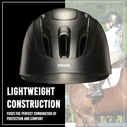Troxel Sport 2.0 Injection Molded Horse Riding Helmet, Lightweight Adjustable Design, Safety Horseback Riding Gear
