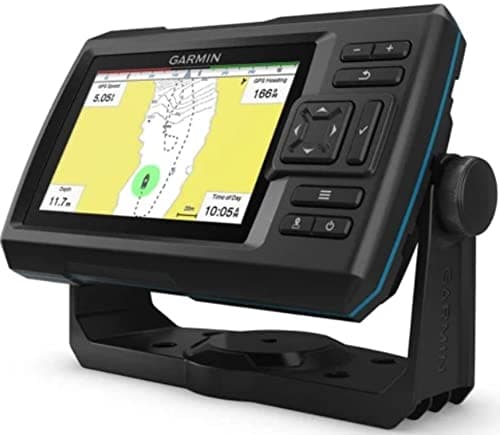 Garmin 010-02551-00 STRIKER Vivid 5cv Fishfinder With GT20 Transducer and Protective Cover, 5-inch Color Display, 800x480 Pixels Resolution, Vivid Scanning Sonar Color Palettes, High-sensitivity GPS