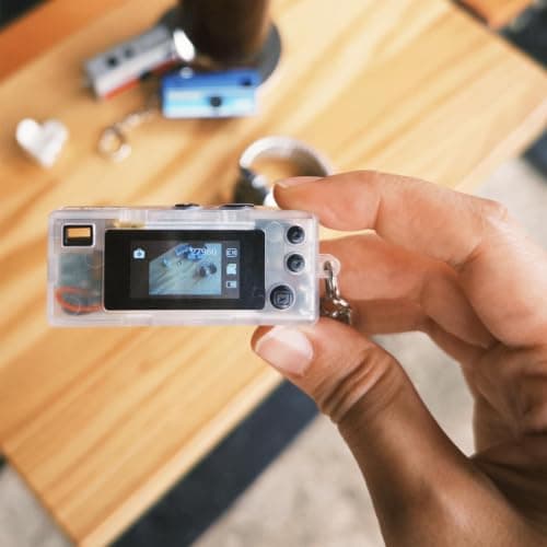 KODAK CHARMERA Keychain Digital Camera Blind Box Single Box (1PC),Mini Camera,Digicam,Video Recording,Bag Charm,1.6 Megapixels,Micro SD Card Slot,for Beginners Teens and Adults B0FKBDT8FR