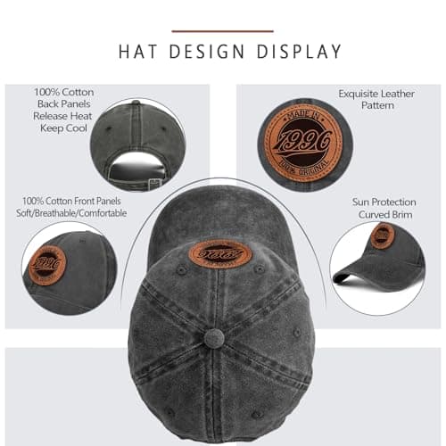 30th Birthday Gifts for Men 30th Birthday Decorations Him Male 30 Year Old Birthday Gifts 100% Cotton Hat B0CWTVXF3B