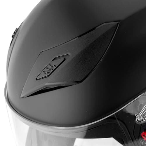 Bluetooth Motorcycle Helmet, Matte Black