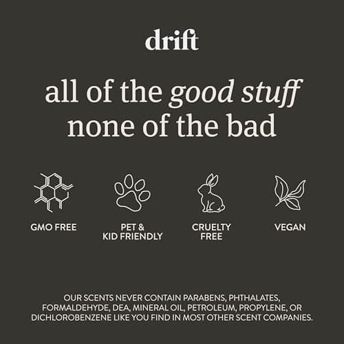 Drift Car Air Freshener - The Original Wood Air Freshener - Car Odor Eliminator - Long Lasting Scent - Auto Accessories - Metal Clip - Essential Oils - Clean Ingredients - Amber Scent Starter Kit B0C1HCCK2T